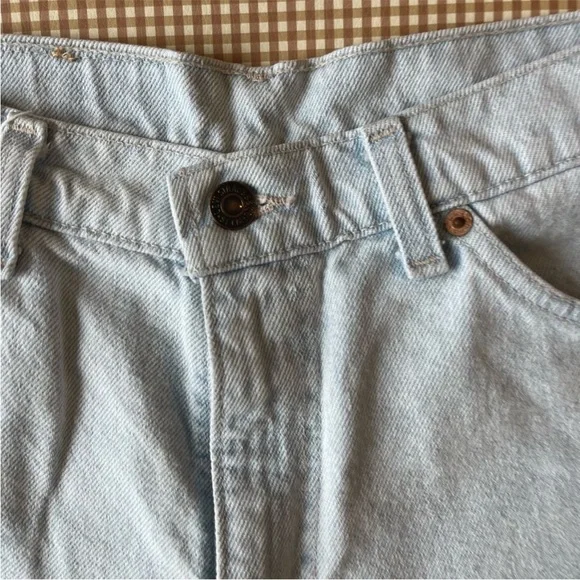 Vintage Bermuda Levi's 550 orange tab Made in USAdenim shorts